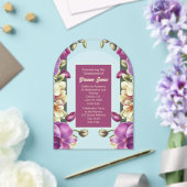 魅惑の蘭アクリル卒業招待状 アクリル招待状 (インサイチュ (ウェディング))