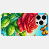 魅惑の蝶とバラ Case-Mate iPhoneケース (裏面 (横))