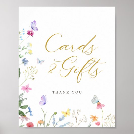 魅惑の蝶のカードとギフト ポスター (正面)