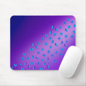 魅惑の蝶のマウスマット マウスパッド (マウス)