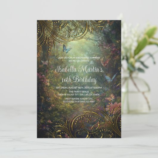 魅惑の蝶の森 招待状 (スタンド正面)