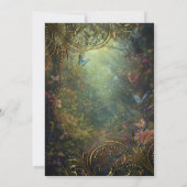 魅惑の蝶の森 招待状 (裏面)