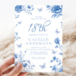 魅惑の蝶ガールズ18th誕生日パーティー 招待状<br><div class="desc">魅惑の蝶ガールズ18thバースデーパーティー後を追招待私たちの店より多くの招待状とデザイン</div>