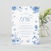 魅惑の蝶ガールズ18th誕生日パーティー 招待状 (スタンド正面)