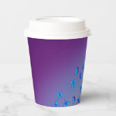 魅惑の蝶パープル 紙コップ (正面)