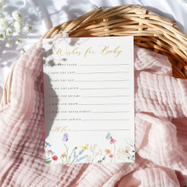 魅惑の蝶フローラのベビー願い アドバイスカード