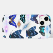 魅惑の蝶iPhone 14ケース Case-Mate iPhoneケース (裏面 (横))