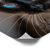 魅惑の視線：シャム猫 ポスター (角)