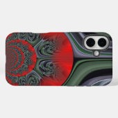 魅惑の赤いオーロラ | 北極圏のオーロラ・ボレアリス Case-Mate iPhoneケース (裏面 (横))