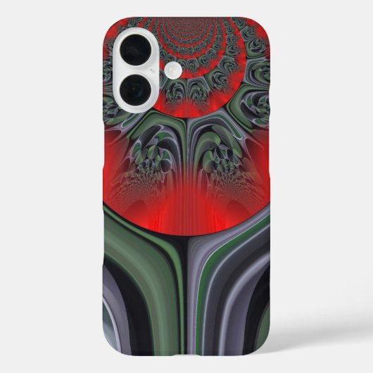 魅惑の赤いオーロラ | 北極圏のオーロラ・ボレアリス Case-Mate iPhoneケース (裏面)
