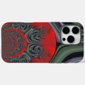 魅惑の赤いオーロラ | 北極圏のオーロラ・ボレアリス Case-Mate iPhoneケース (裏面 (横))