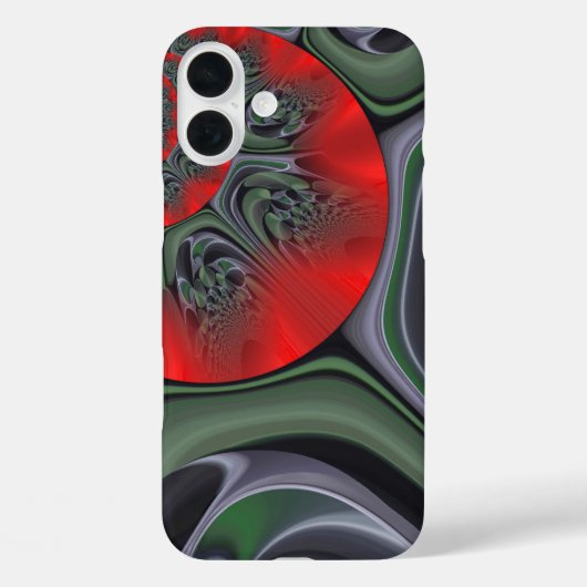 魅惑の赤いオーロラ | 北極圏のオーロラ・ボレアリス Case-Mate iPhoneケース (裏面)