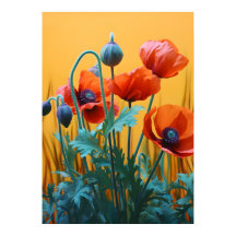 魅惑の赤いケシ