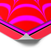 魅惑の赤ピンク ポスター (角)