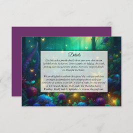 魅惑の輝く宝石の森 エンクロージャーカード