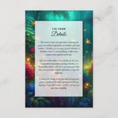 魅惑の輝く宝石の結婚森 エンクロージャーカード (正面)