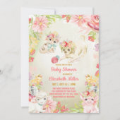 魅惑の農園動物ベビーシャワー招待状 招待状 (正面)