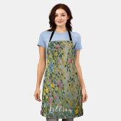 魅惑の通路：パステルシークレットガーデン エプロン (着用した状態)
