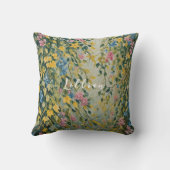 魅惑の通路：パステルシークレットガーデン クッション (裏面)