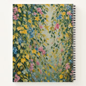 魅惑の通路：パステルシークレットガーデン ノートブック (裏面)