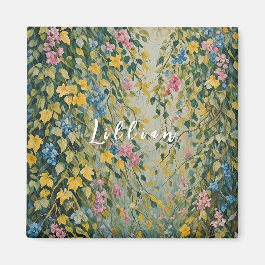 魅惑の通路：パステルシークレットガーデン マグネット (正面)