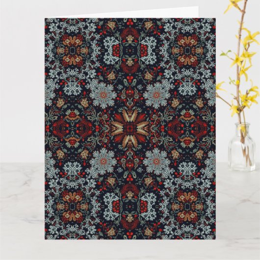 魅惑の雪の結晶交響曲 カード (黄色い花)