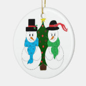 魅惑の雪姫 セラミックオーナメント (左)