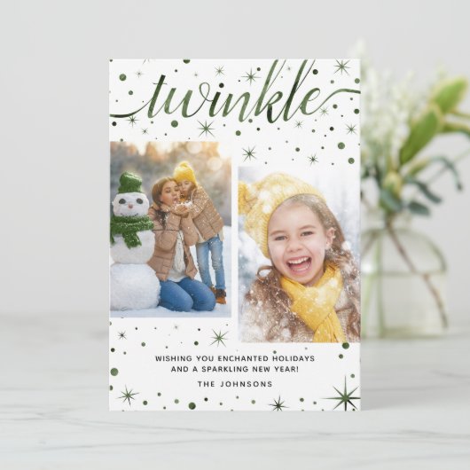 魅惑の願いお洒落タイポグラフィ2 – 写真 シーズンカード (スタンド正面)