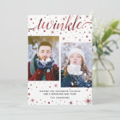 魅惑の願いブルゴーニュタイポグラフィ2 – 写真 シーズンカード (スタンド正面)