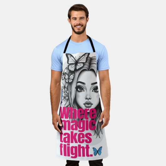 魅惑の飛行 エプロン (着用した状態)