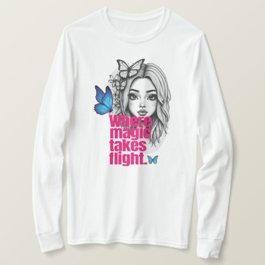 魅惑の飛行 Tシャツ (デザイン正面)