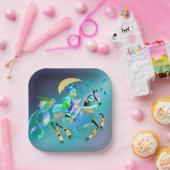 魅惑の馬の乗り ペーパープレート (パーティー)