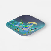 魅惑の馬の乗り ペーパープレート (傾斜あり)