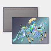 魅惑の馬の乗り マグネット (正面/裏面)