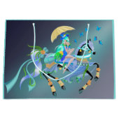 魅惑の馬の乗り ラージペーパーバッグ (正面)