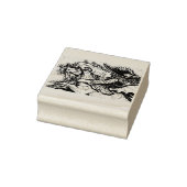 魅惑の馬の魔女、ハロウィーンゴムスタンプ ラバースタンプ (スタンプ)