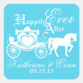 魅惑の馬車おとぎ話 スクエアシール (正面)