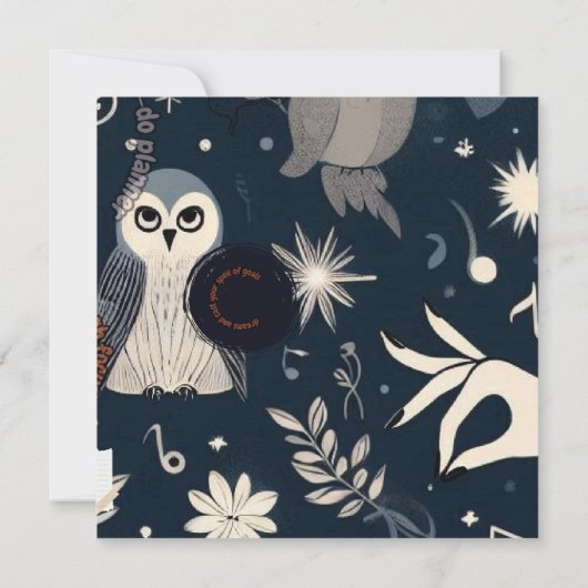 魅惑の魔女の招待状 招待状 (裏面)