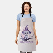 魅惑の魔女猫 エプロン (着用した状態)
