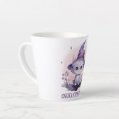 魅惑の魔女猫 カフェラテマグ (左アングル)