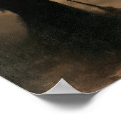 魅惑の魔女 – 霧の森の暗いシルエット ポスター (角)