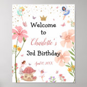 魅惑の魔法のガーデンフォレスト誕生日へようこそ ポスター (正面)