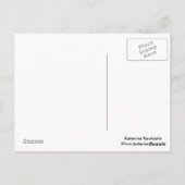 魅惑の鳥の木の光はがき ポストカード (裏面)