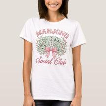 魅惑の麻雀社交クラブ リボンTシャツ