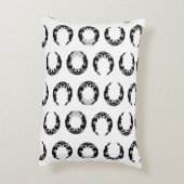 魅惑の黒三日月のシルエット アクセントクッション (裏面(縦))