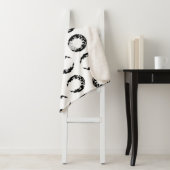 魅惑の黒三日月のシルエット シェルパブランケット (インサイチュ)