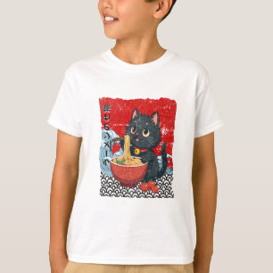 魅惑の黒猫ラーメン狂想曲! Tシャツ