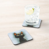 魅惑の黒猫 コースター (右側)