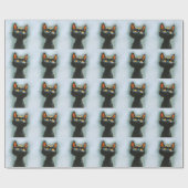 魅惑の黒猫 ラッピングペーパー (フラット)