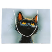 魅惑の黒猫 ラージペーパーバッグ (裏面)